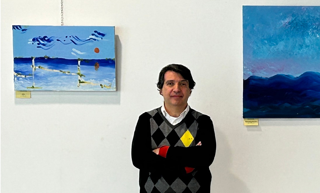 Cagliari, dipinge i quadri vedendo solo le ombre: le opere di Andrea Ferrero in mostra alla Mem