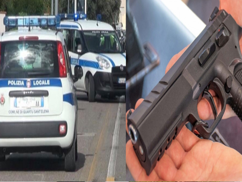Pistola e scorta di 30 proiettili, a Quartu ecco i primi poliziotti armati: “Più sicurezza dal centro al litorale”