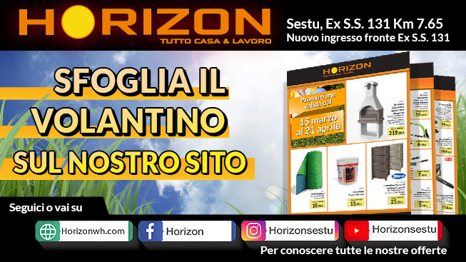 È online il volantino Horizon di aprile