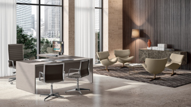 Neon Europa al Salone del Mobile, la collezione Quadrifoglio Group: arredo ufficio