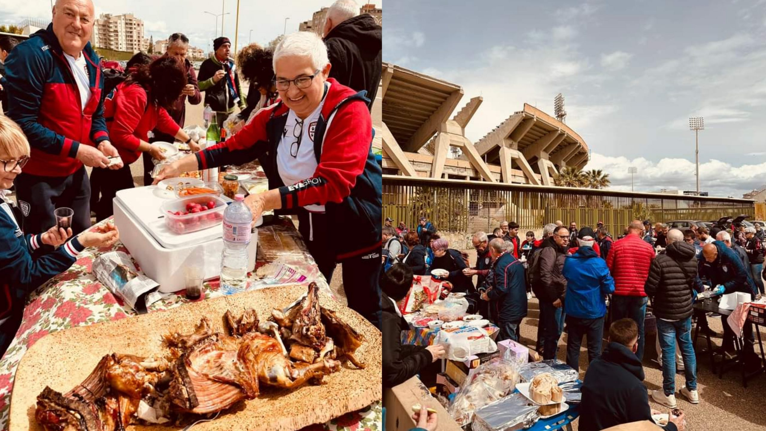 Pasquetta allo stadio e pranzo di gruppo per i tifosi del Cagliari