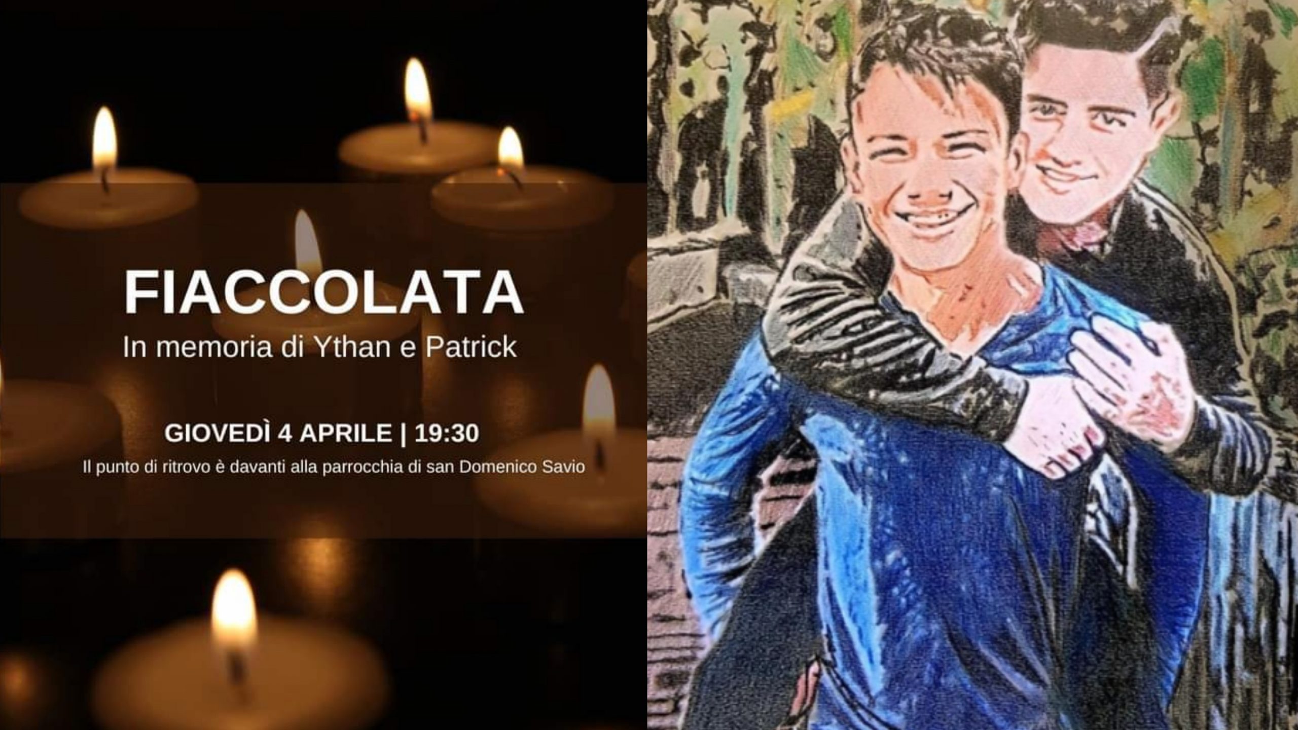 Fiaccolata a Nuoro per Patrick e Ythan, i funerali solo dopo l’autopsia: “Angeli prima del tempo”
