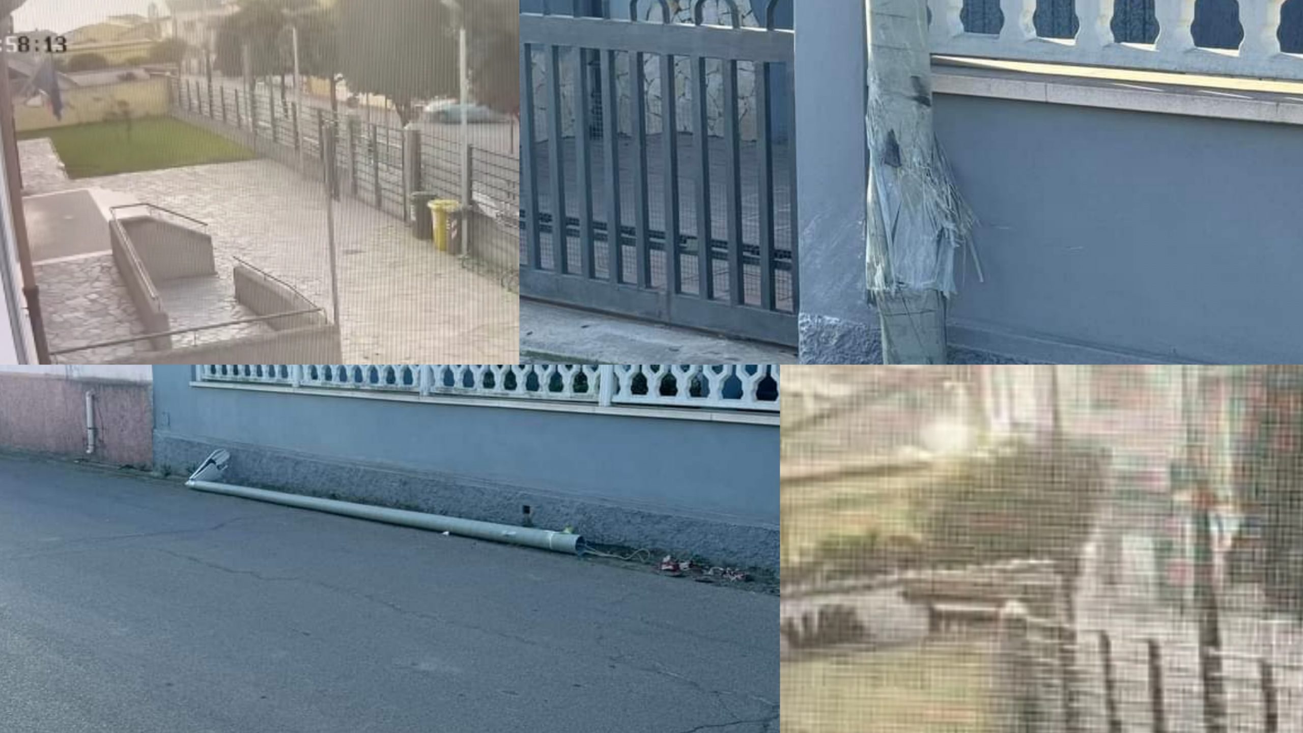 Villaspeciosa, palo distrutto durante la notte da un’auto in corsa