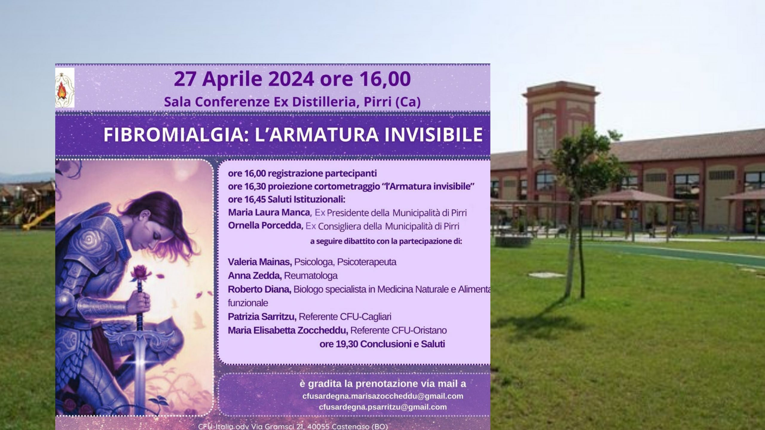 Fibromialgia, l’armatura invisibile: un convegno a Pirri