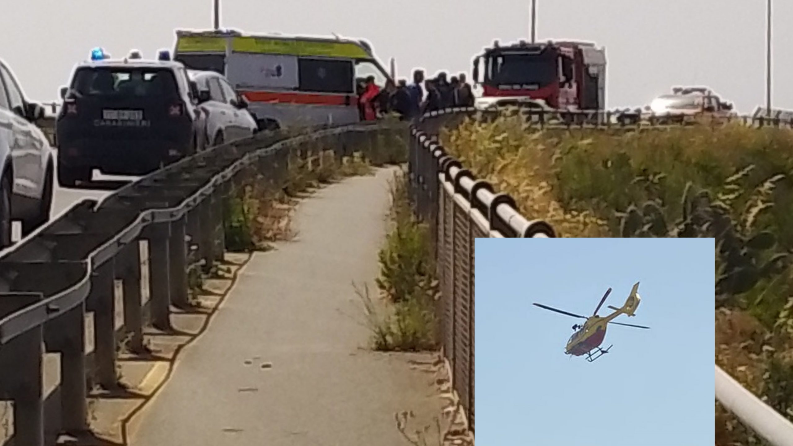 Serramanna, grave incidente stradale  lungo la circonvallazione del paese: un tir si ribalta, coinvolta anche una utilitaria