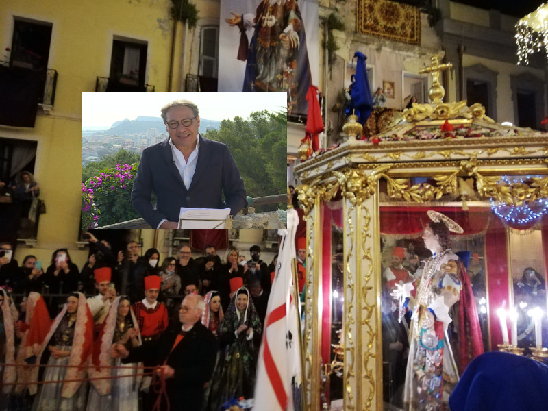 Cagliari, Sant’Efisio sfila senza tribune e balli: “Come nel 1945 dopo le bombe, ennesimo fallimento di Truzzu”