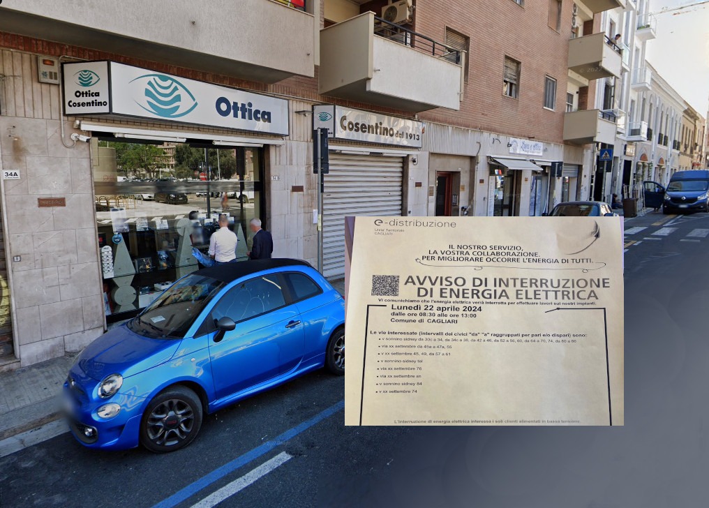 Cagliari, l’Enel stacca la luce in due strade dalle 8:30: “E noi commercianti come possiamo lavorare lunedì?”
