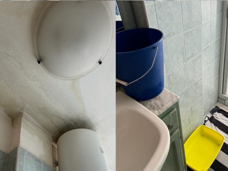 Cagliari, invalido in pericolo di vita: “Perdite d’acqua accanto ai fili elettrici nella casa popolare da un mese”