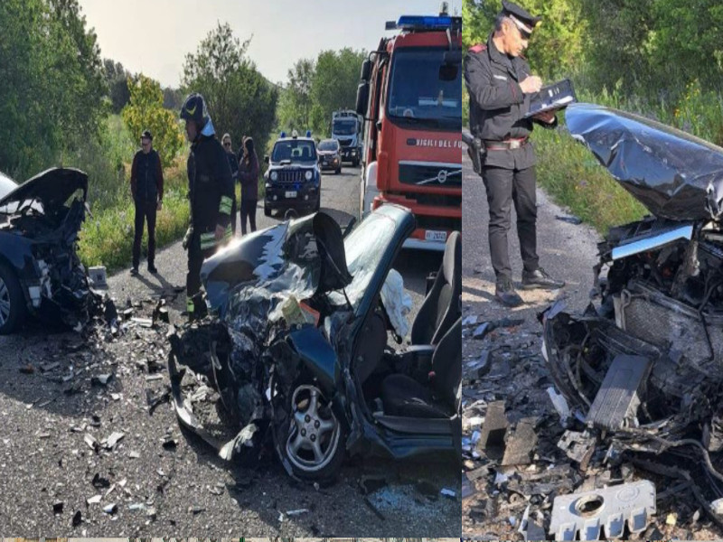 Villamar, auto contro auto sulla Provinciale: un 23enne e un 34enne feriti all’ospedale