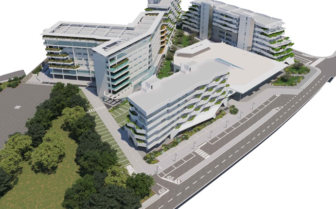 Cagliari, in via Biasi ecco una nuova mega clinica con parco e parcheggi interrati