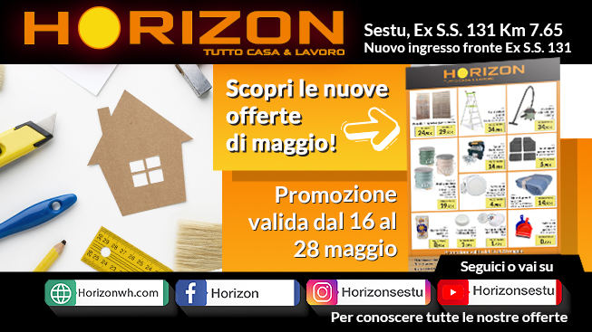 Horizon presenta le nuove promozioni: il mese di maggio è ricco di offerte