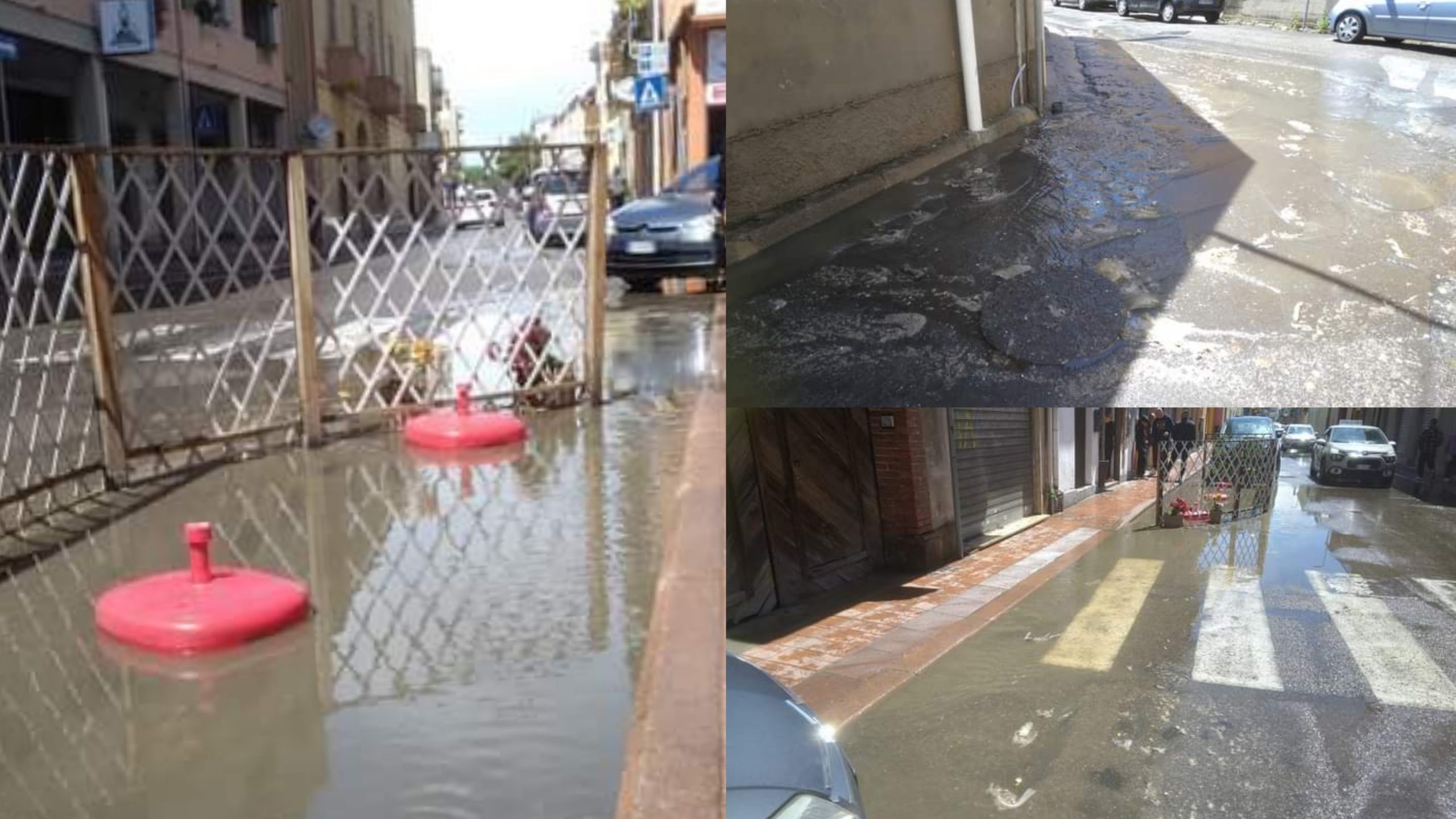 Saltano le fogne ad Assemini: via Cagliari sommersa da liquami maleodoranti