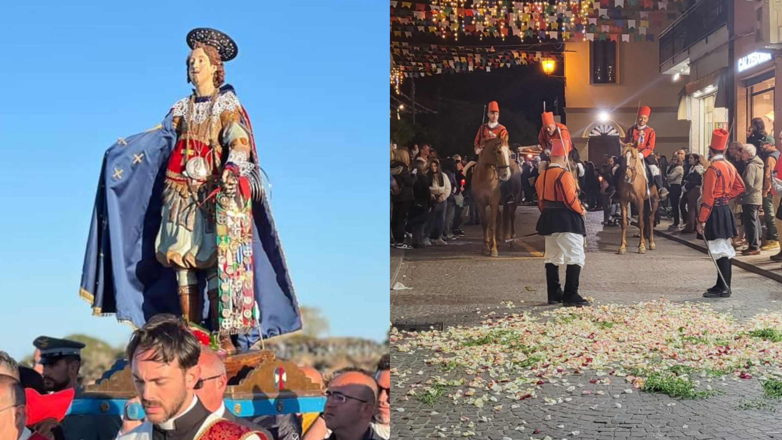 Bagno di folla a Nora per Sant’Efisio: stanotte il rientro a Cagliari