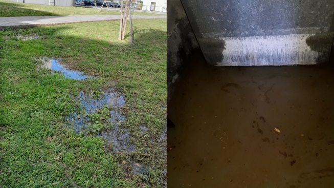 Cagliari, maxi perdita idrica in piazza delle Arti: “Il Comune non c’entra”
