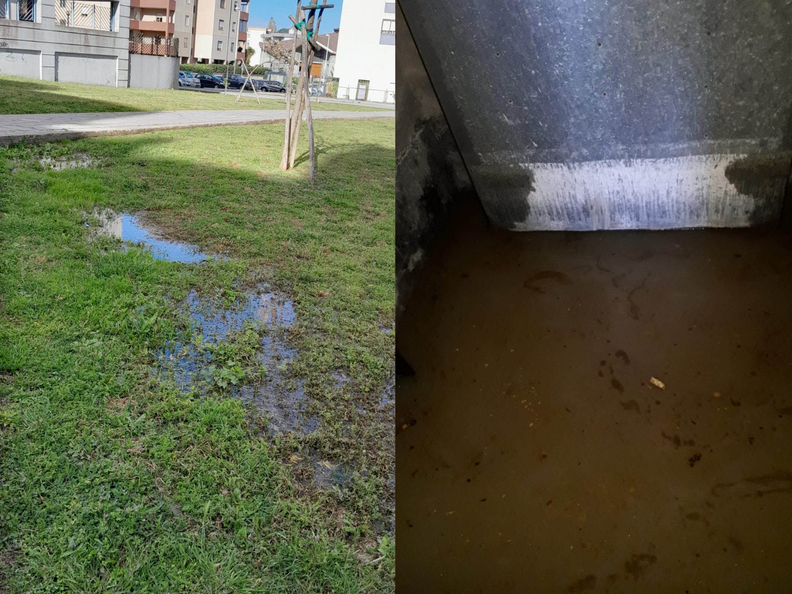 Cagliari, allarme a Mulinu Becciu: “Mega perdita idrica, l’acqua sta invadendo una palazzina”