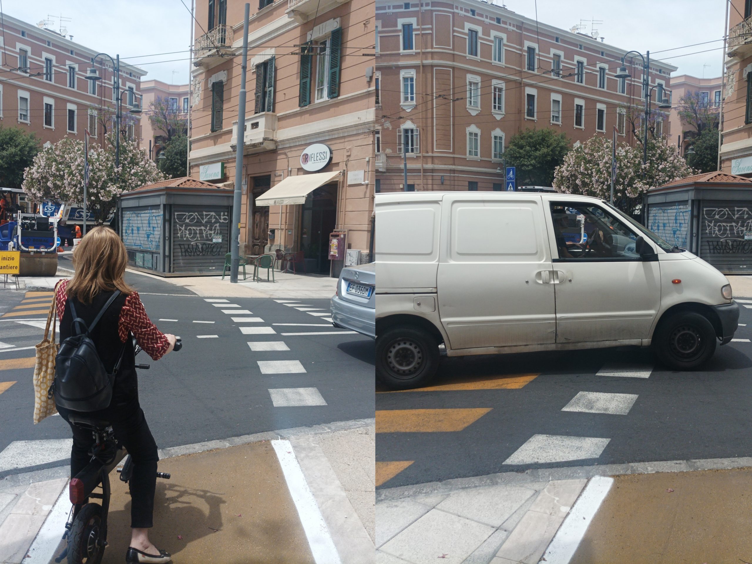 Cagliari, l’invasione degli attraversamenti rialzati in centro: dossi nella nuova via Dante e via San Benedetto