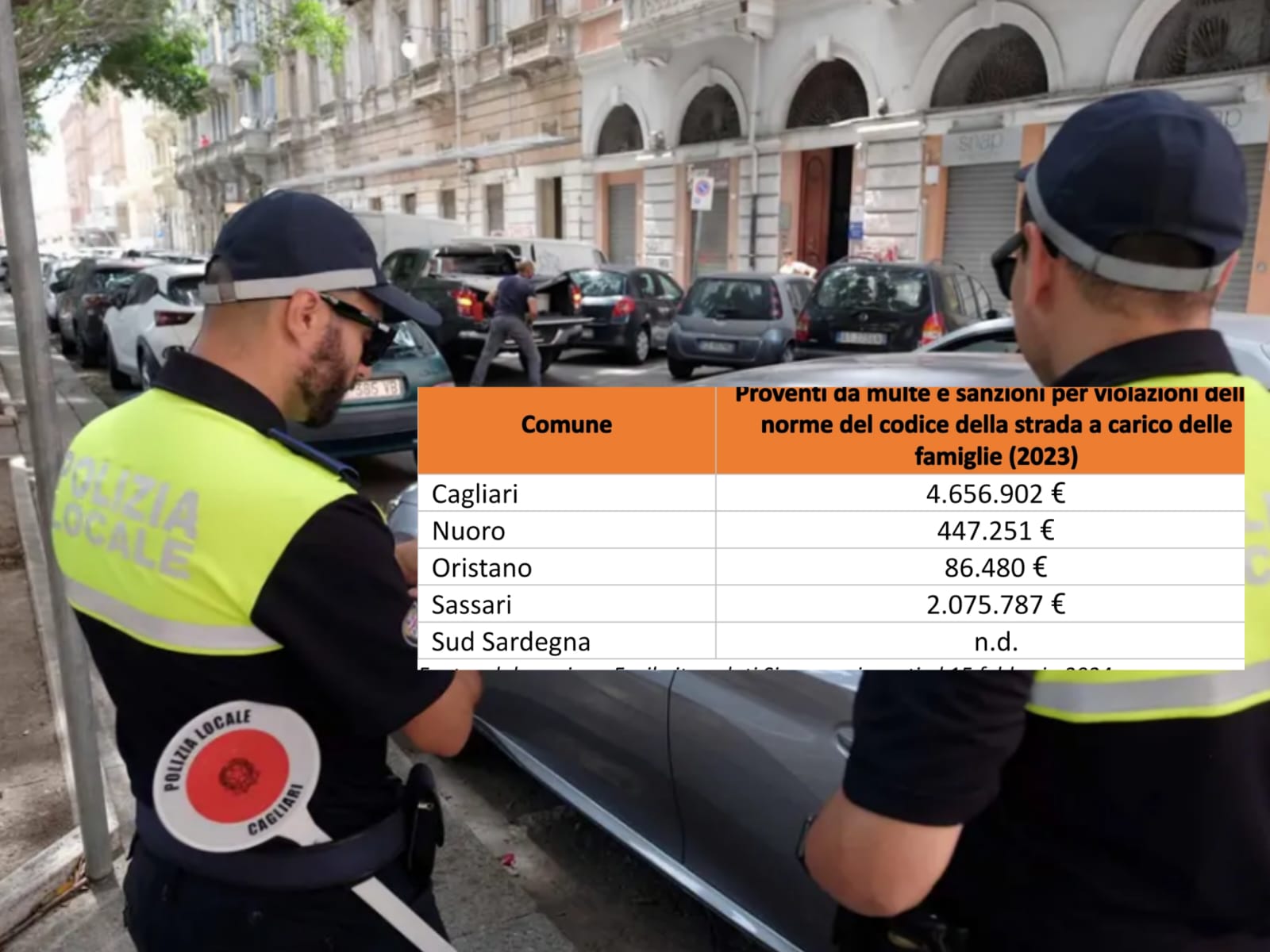 Cagliari capitale delle multe in Sardegna: sanzioni per 4,6 milioni di euro