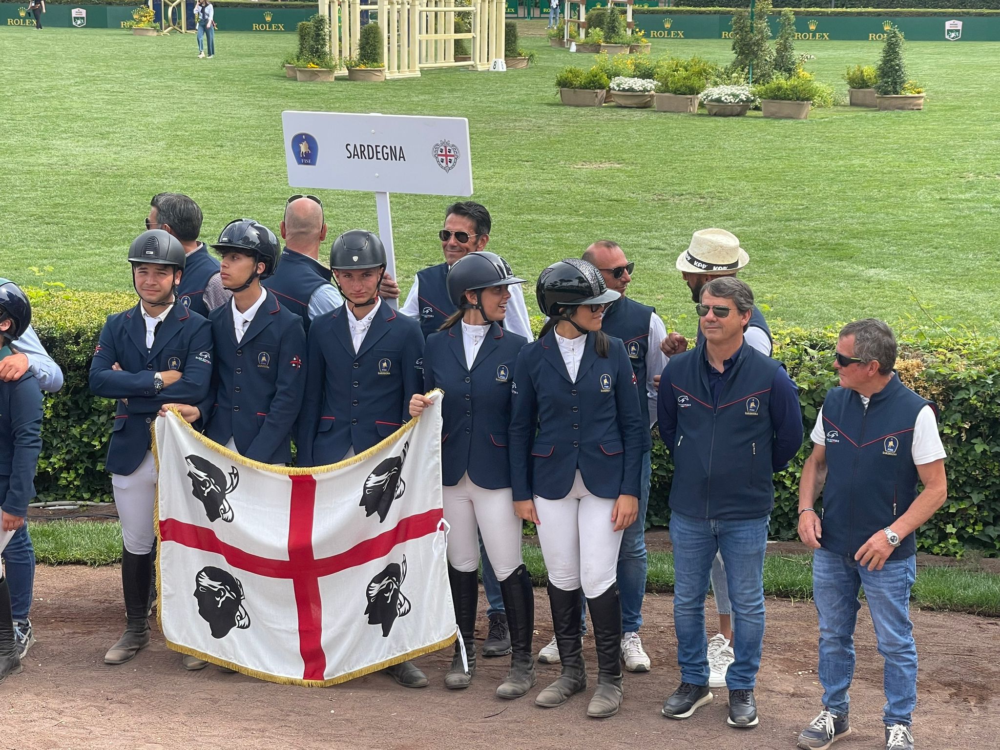 Salto ostacoli, la squadra della Sardegna si fa onore a Roma