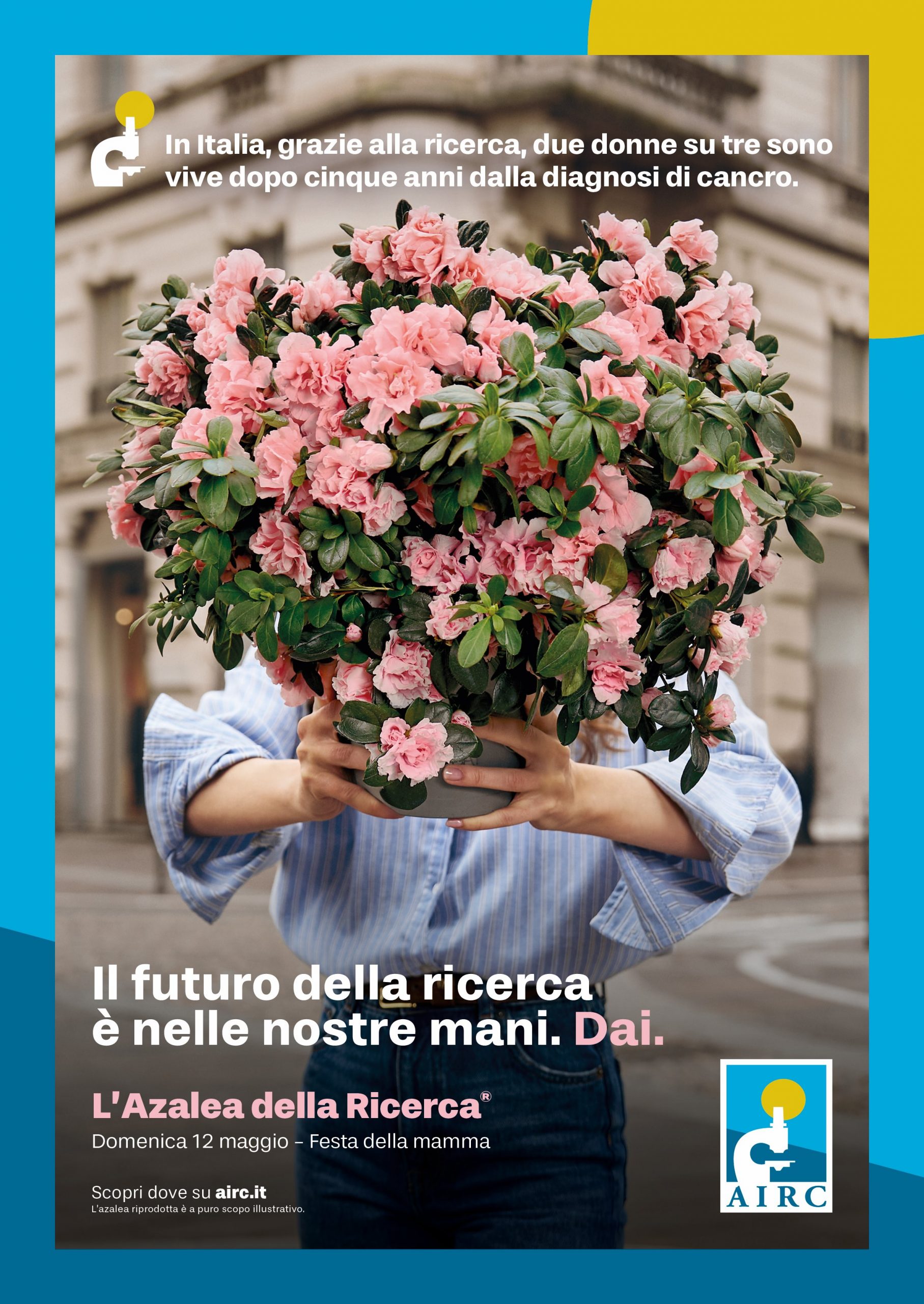 12 maggio, Festa della Mamma: torna l’appuntamento con “L’Azalea della Ricerca” di Fondazione AIRC