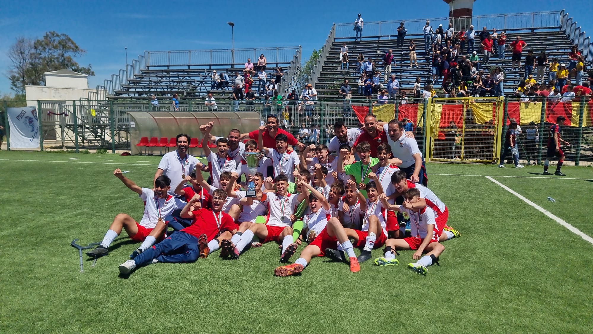 Calcio Under 15, giovanissimi del Calcio Pirri campioni regionali per il secondo anno consecutivo