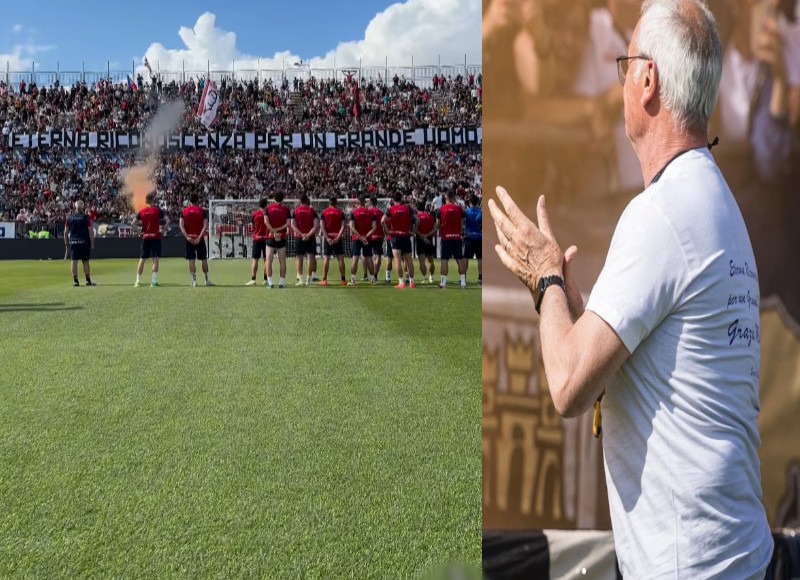 Claudio Ranieri non lascia il calcio, in migliaia lo acclamano alla Unipol Domus per l’ultimo allenamento del Cagliari