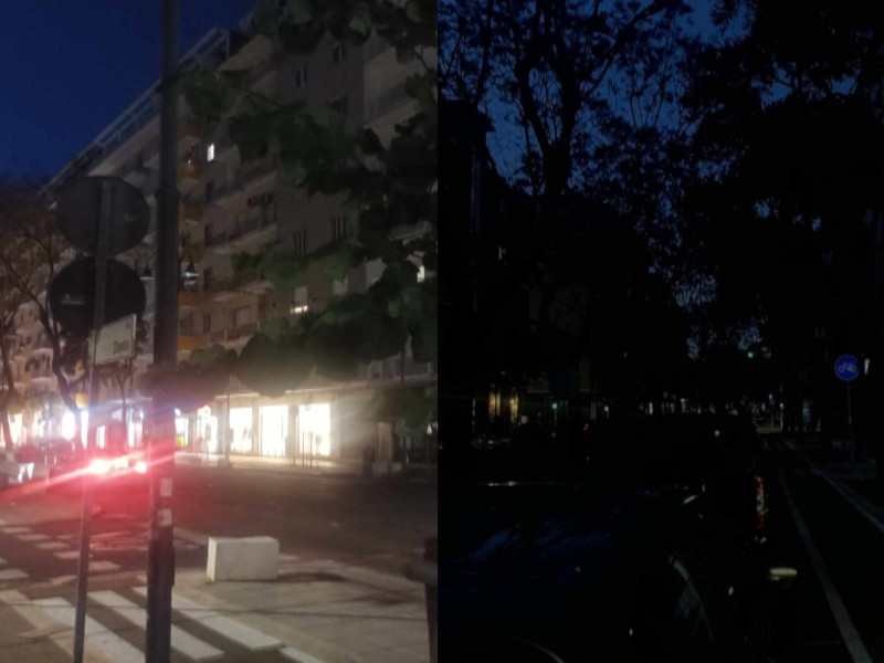 A Cagliari ritorna l’incubo dei lampioni ko: tante strade al buio, profondo nero anche in via Dante