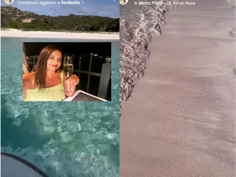 Passeggiata e video nella spiaggia rosa di Budelli, stangata la guida turistica influencer brasiliana: 1800 euro di multa