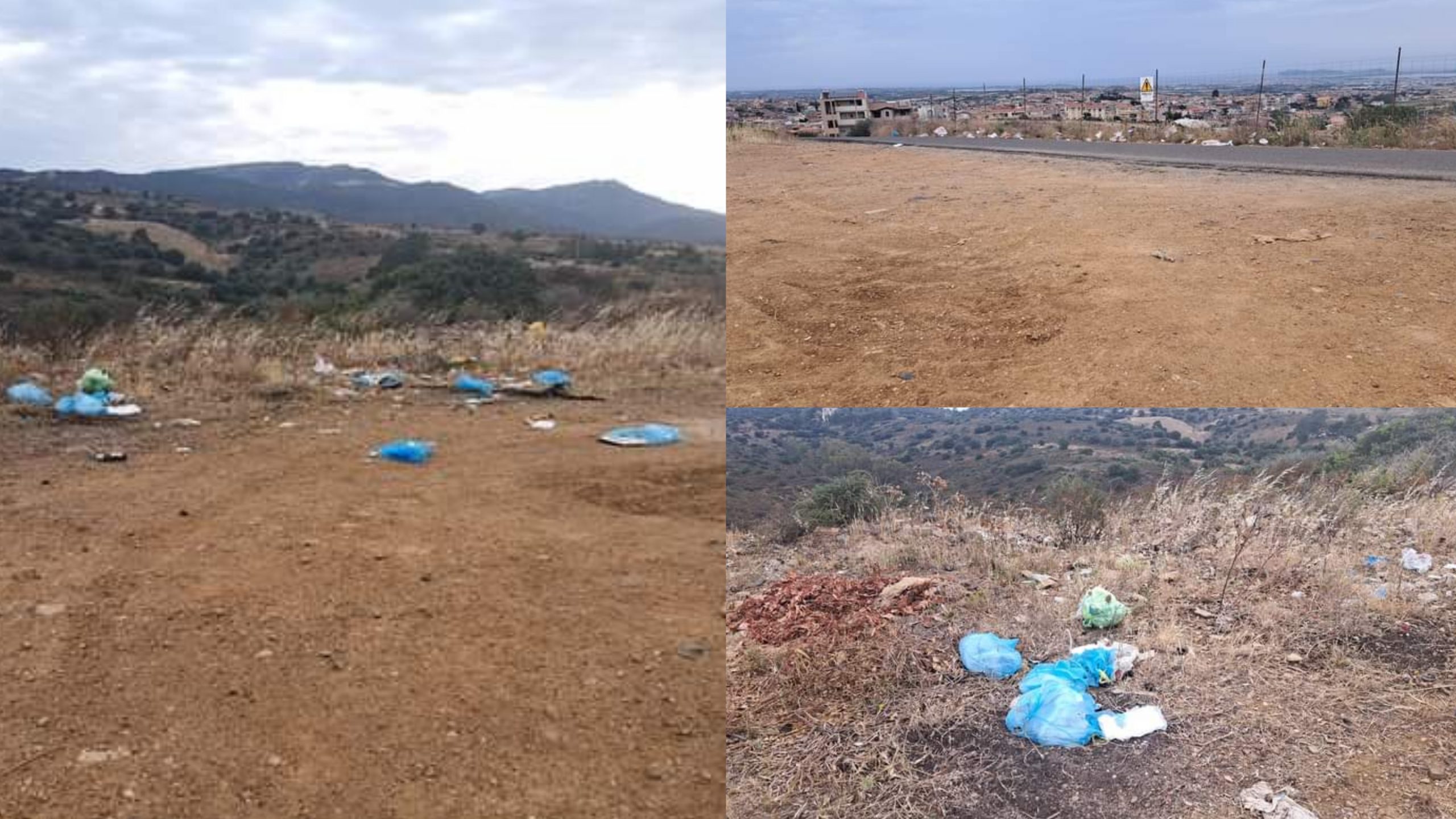 Sinnai: cateteri e panni assorbenti usati gettati alle porte del paese