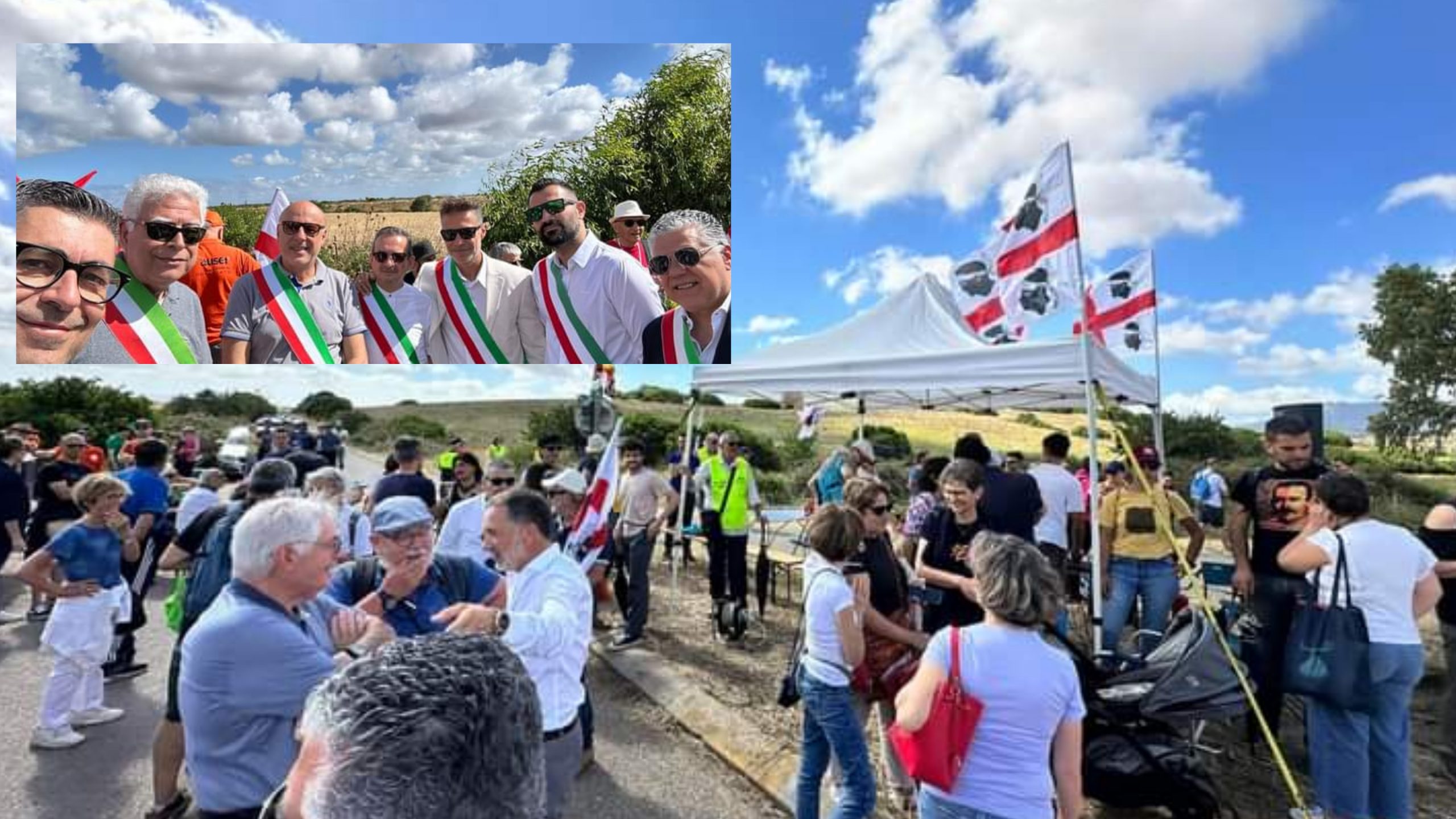 Sindaci, amministratori e cittadini uniti per protestare contro l’assalto di pale eoliche e pannelli fotovoltaici