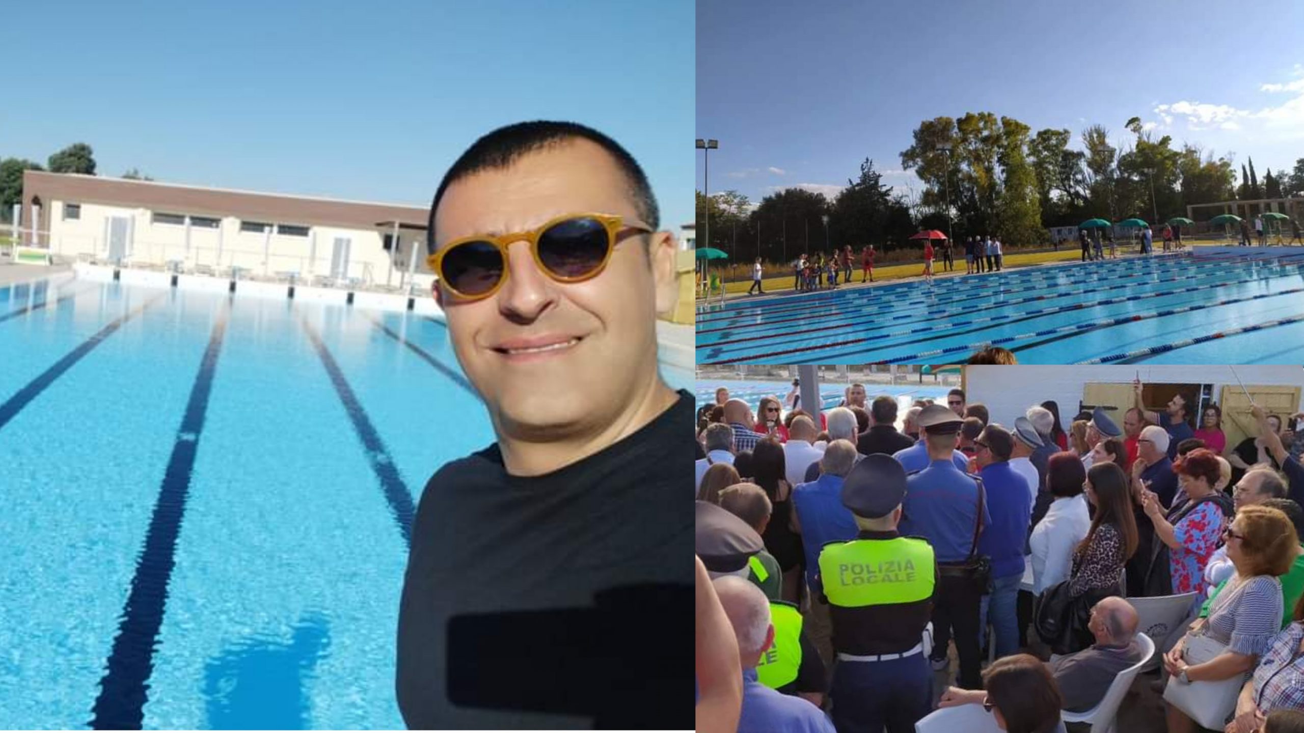 Sanluri, centinaia di persone all’inaugurazione della piscina comunale