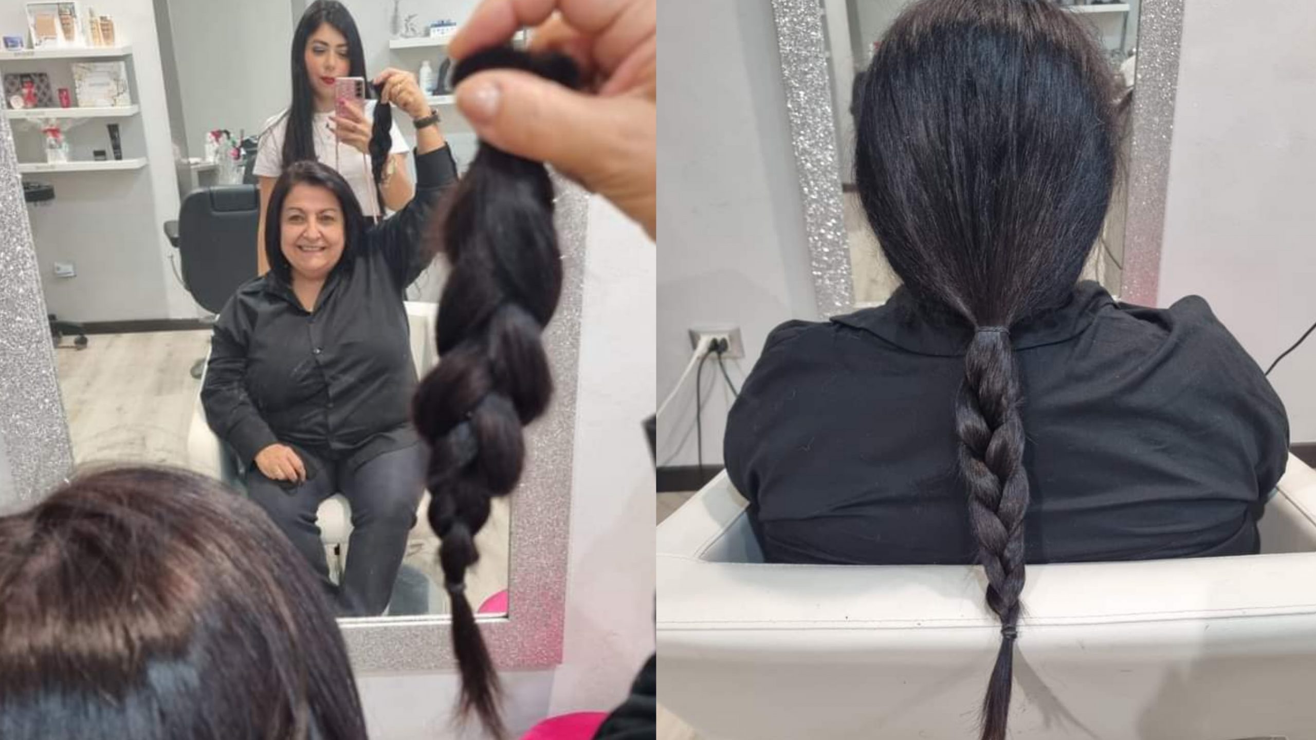 Cagliari, un’altra treccia per solidarietà e vicinanza a chi lotta contro il cancro