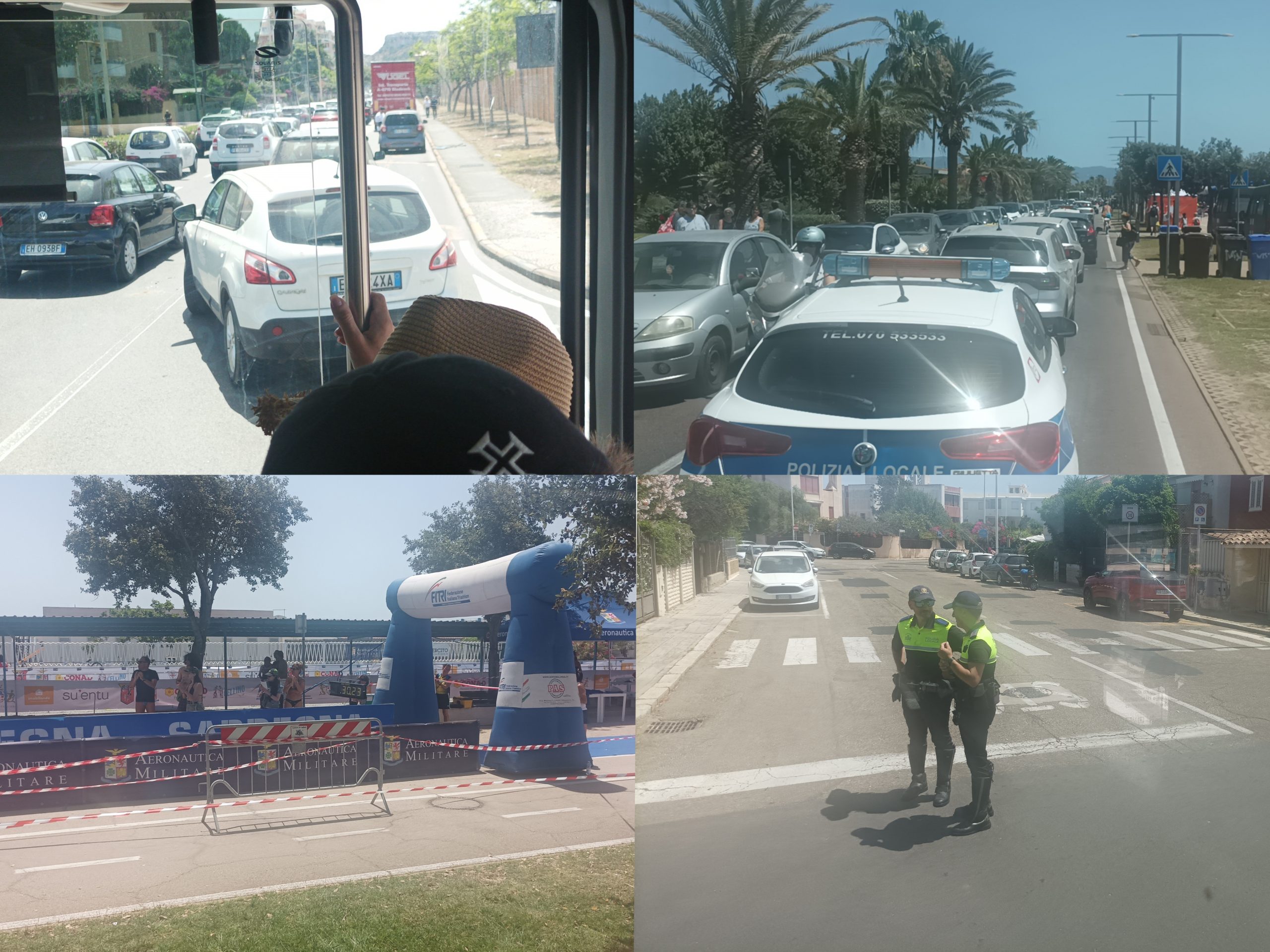 Cagliari, odissea traffico al Poetto tra triathlon e divieti: domenica da incubo da Ponte Vittorio all’ospedale Marino