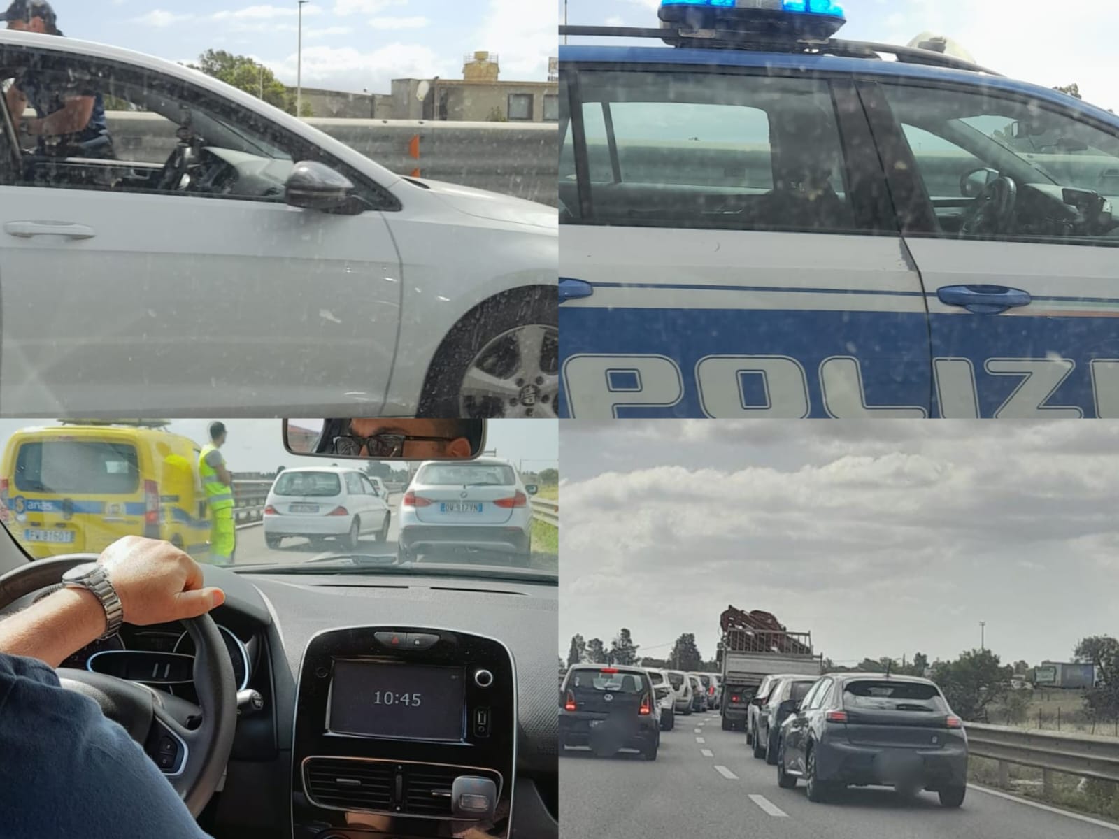 Elmas, due incidenti sulla 130: strada bloccata per chilometri sin da Decimomannu