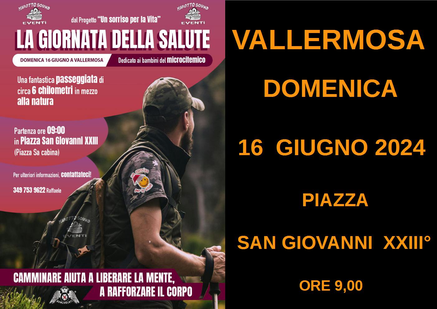 Vallermosa, una passeggiata per i bimbi del microcitemico