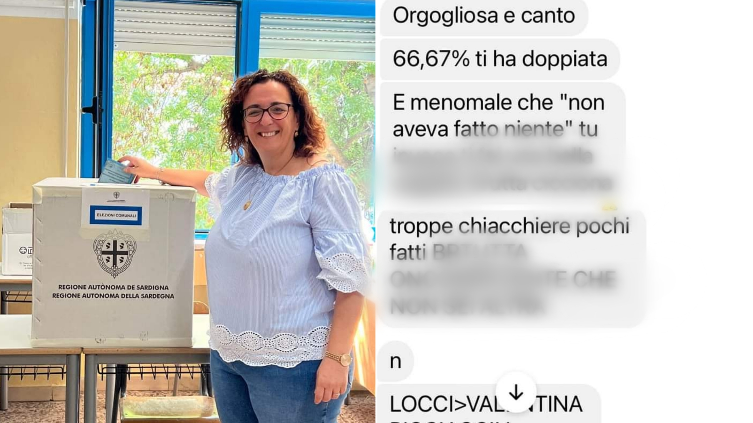 Monserrato, insulti sul web alla candidata sindaca Valentina Picciau