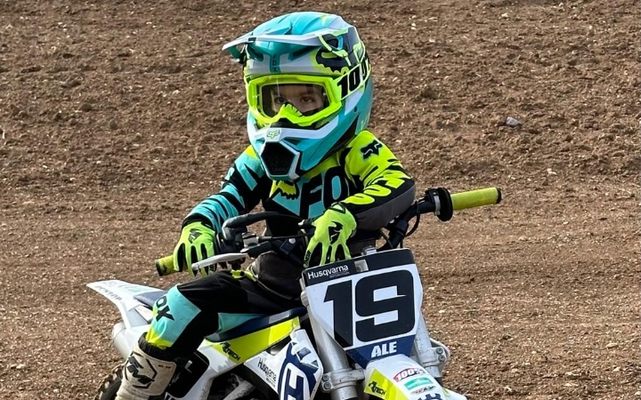 Serramanna, un baby campione in sella alla sua moto