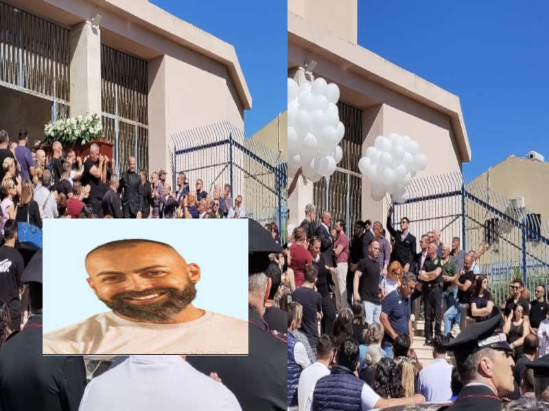 Cagliari, lo straziante addio a Fabio Piga: palloncini e lacrime per il funerale del 36enne ucciso al Donegal