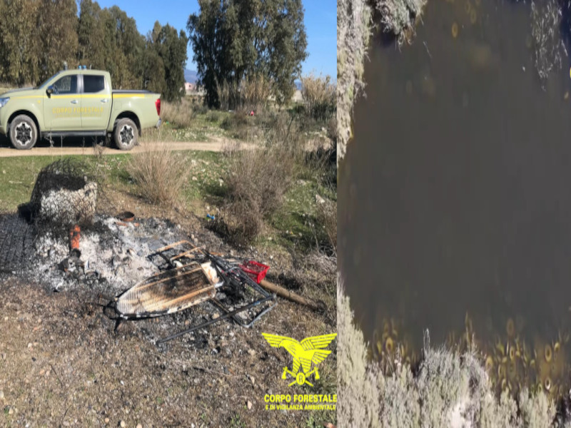 Sfregio nel parco di Molentargius, discarica di auto e pneumatici: 16 indagati e fioccano le multe