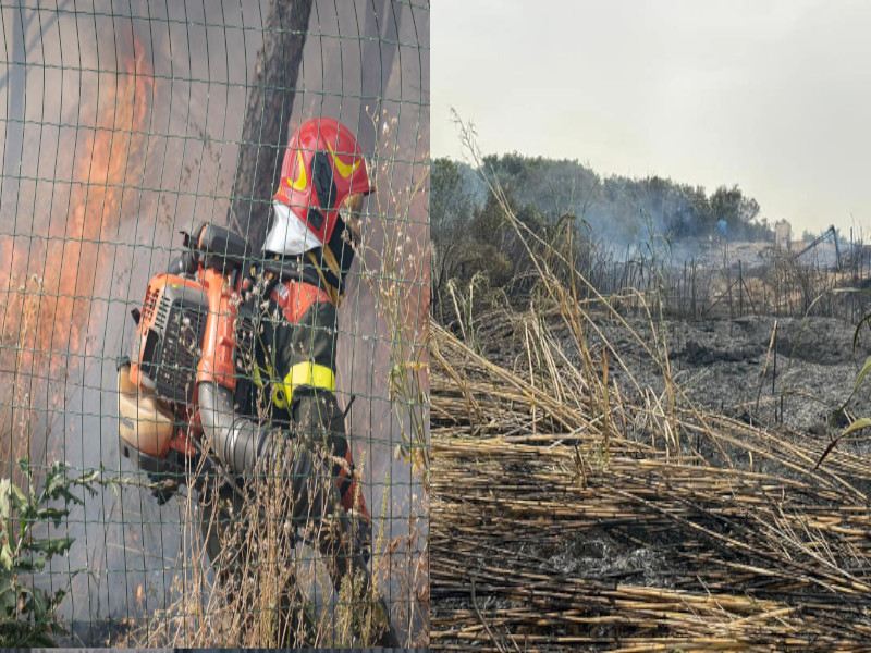 Sardegna flagellata dal fuoco, grossi incendi a Quartucciu e tra Riola Sardo e San Vero Milis