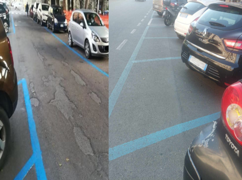 Cagliari, l’invasione delle strisce blu: “Sono troppe e i residenti non sanno più dove parcheggiare gratis”