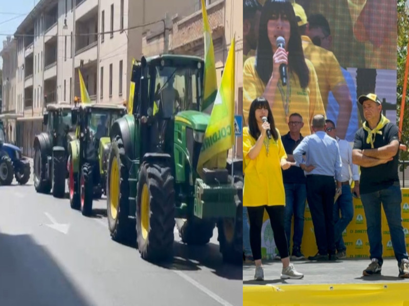 Agricoltori e allevatori stremati dalla siccità, in 2000 protestano a Cagliari: “I nostri animali rischiano di morire”