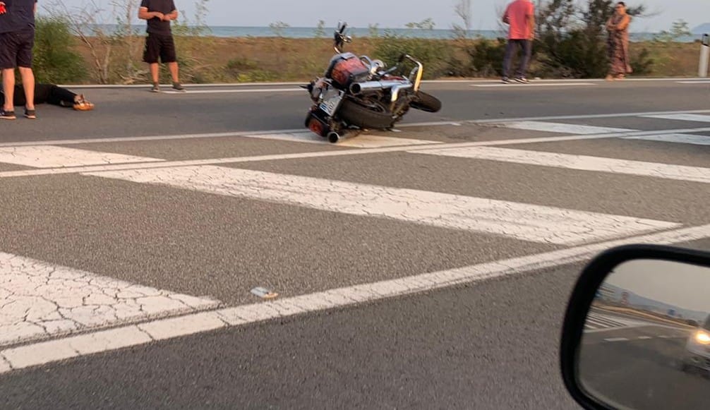 Capoterra, ancora un incidente sulla 195: ferito un motociclista