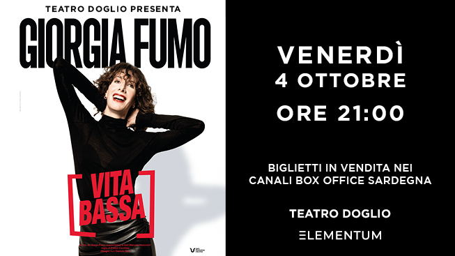 Risate a Vita Bassa: Giorgia Fumo a Cagliari