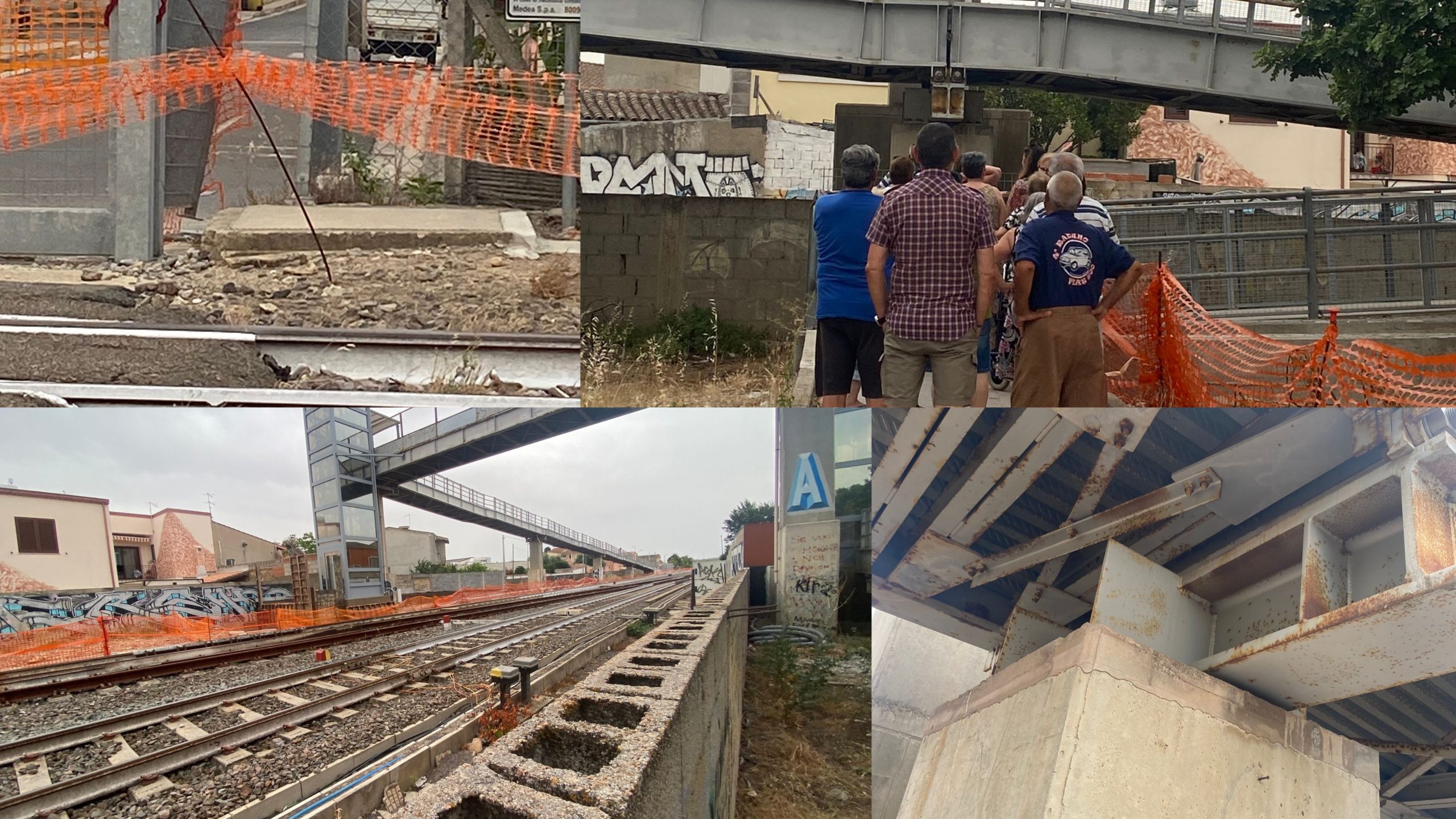 Serramanna, siringhe e sporcizia nel sottopasso ferroviario