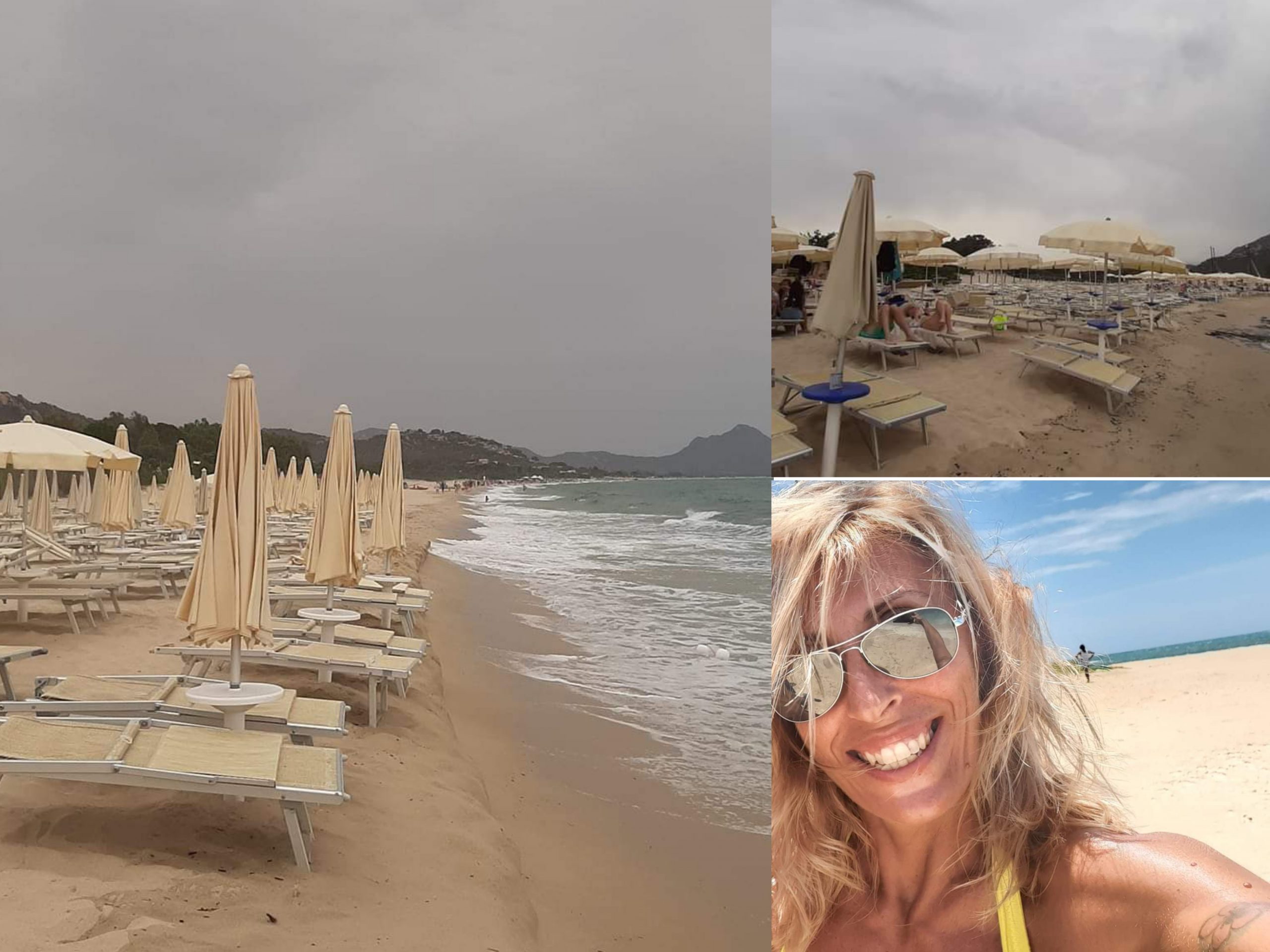 Costa Rei, lo sdegno della turista di origini sarde: “Ombrelloni uno sopra l’altro e lettini quasi in acqua”