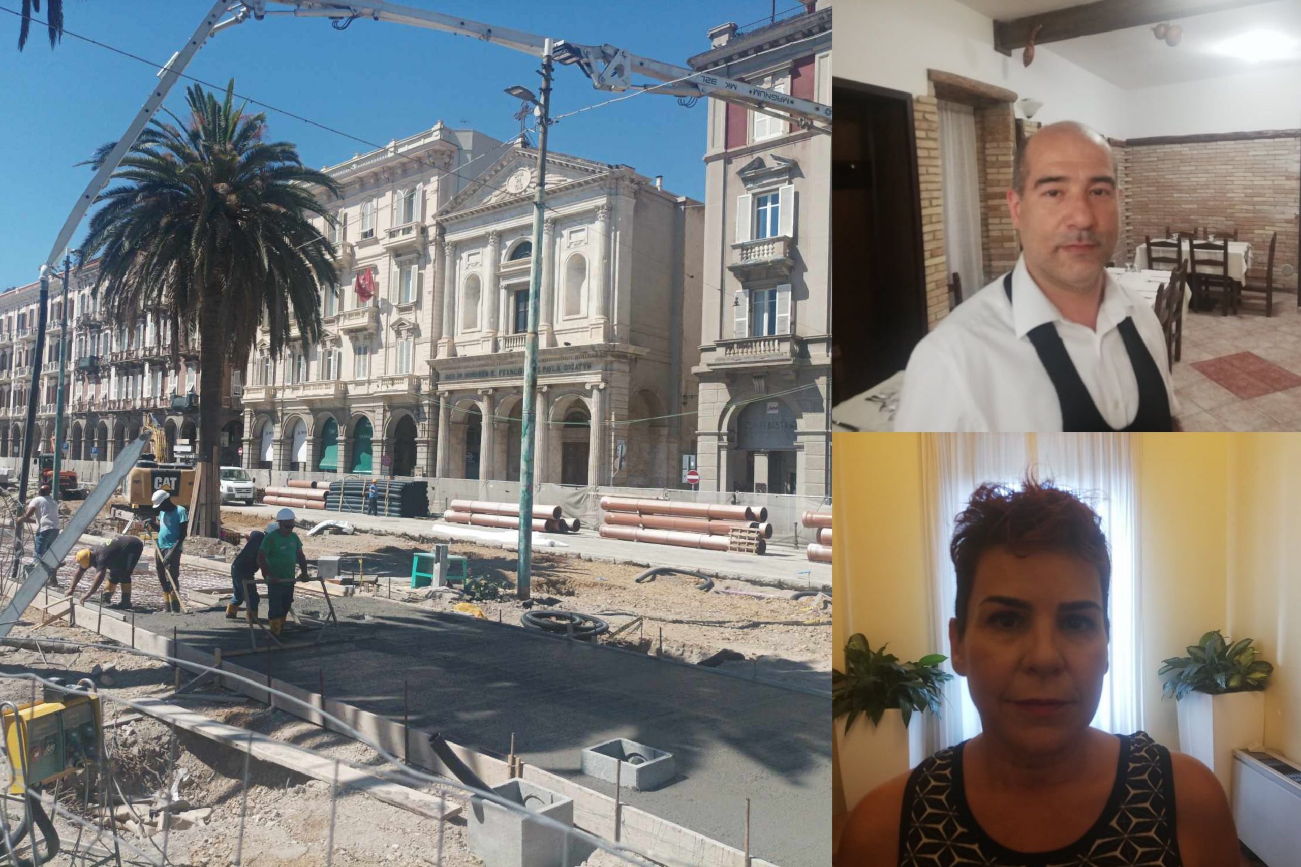 Cagliari, no a 200 alberi e in via Roma il cantiere diventa infinito: “Peggio di un film dell’orrore”