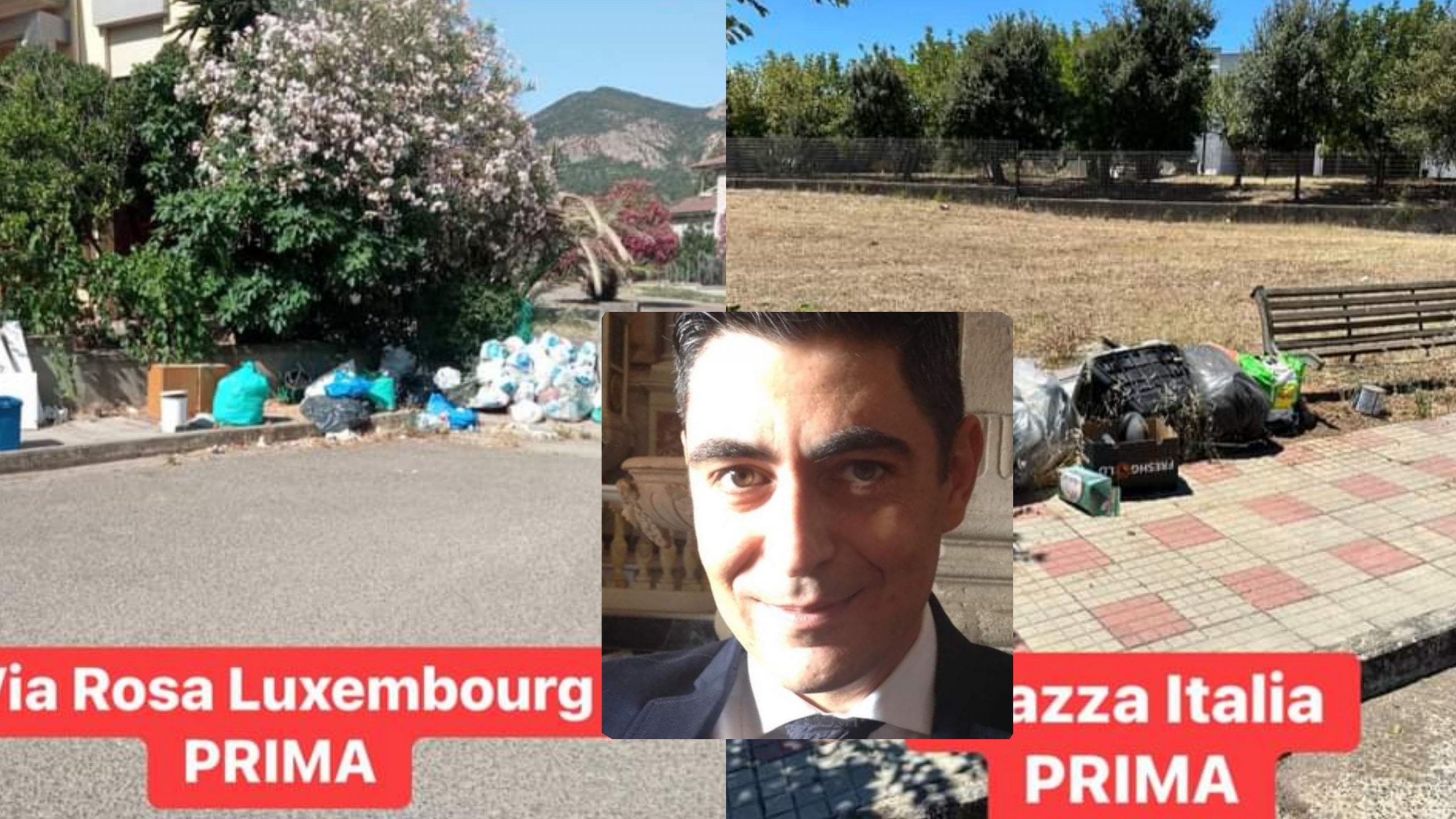 Villacidro, cumuli di immondizia abbandonati dagli incivili e rimossi dal Comune