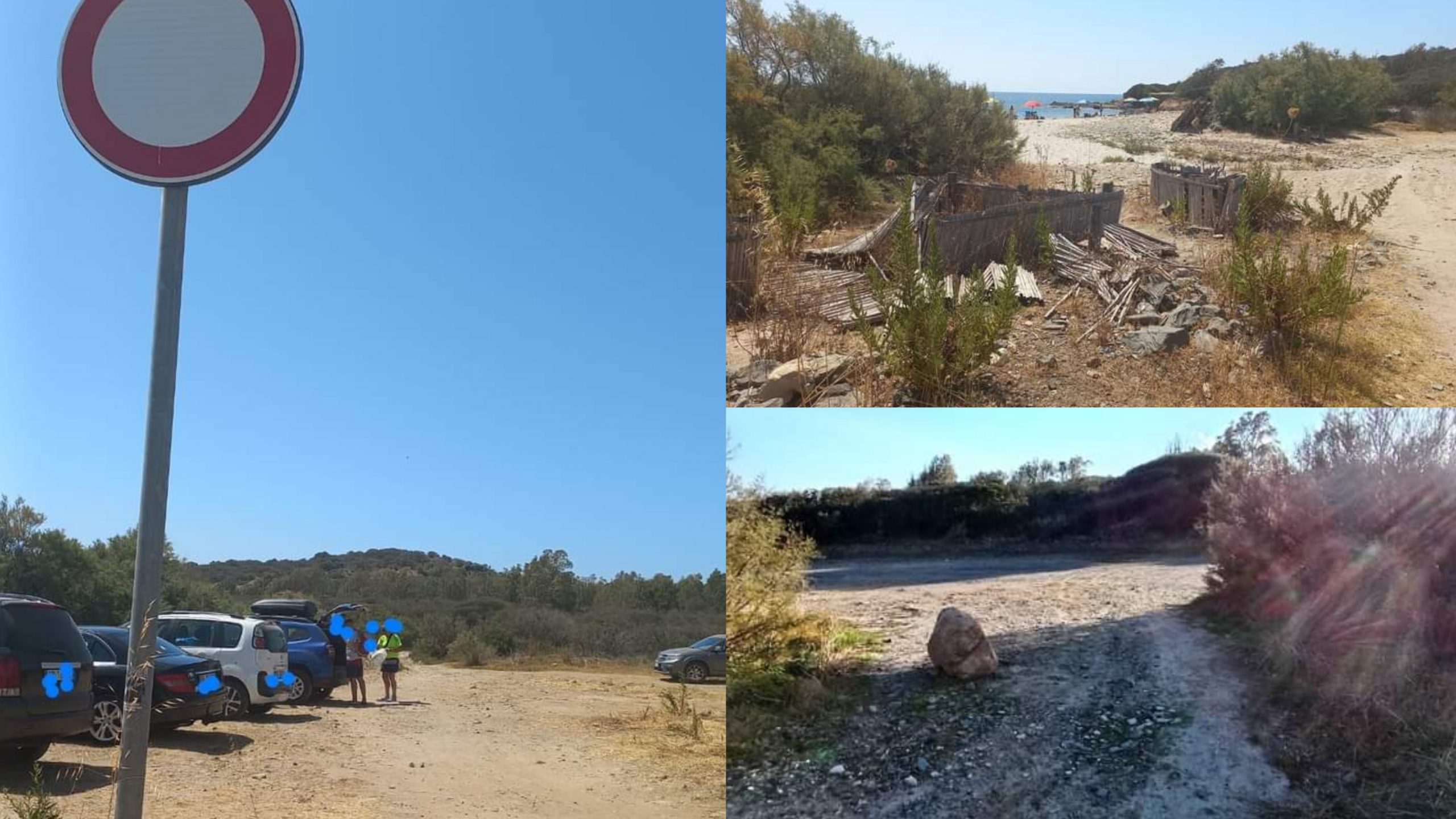 Pula, la Zona Speciale di Conservazione trasformata in un parcheggio per le auto