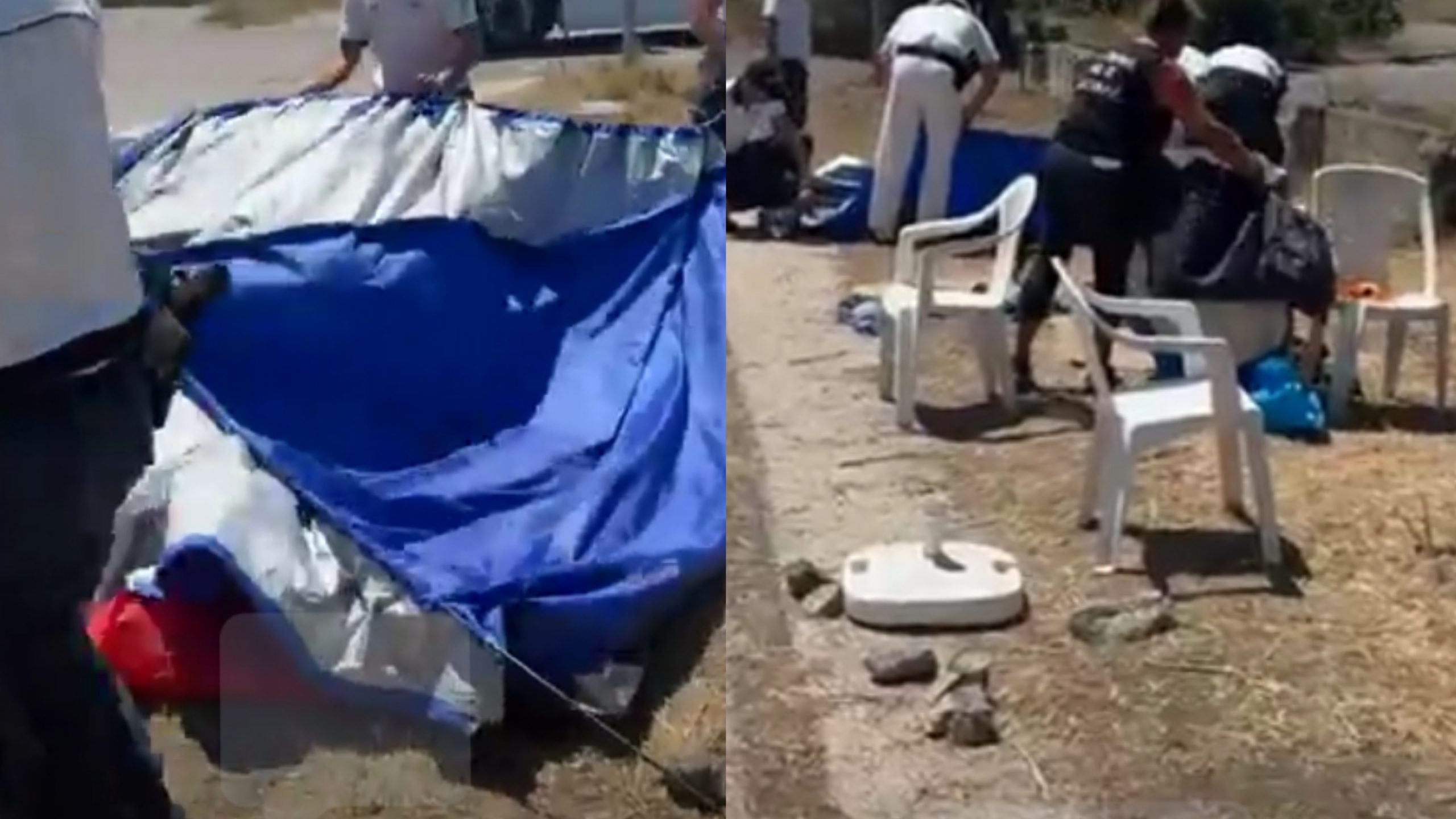 Oristano, via tende e gazebo dei manifestanti, sotto il sole cocente smantellato il presidio anti eolico