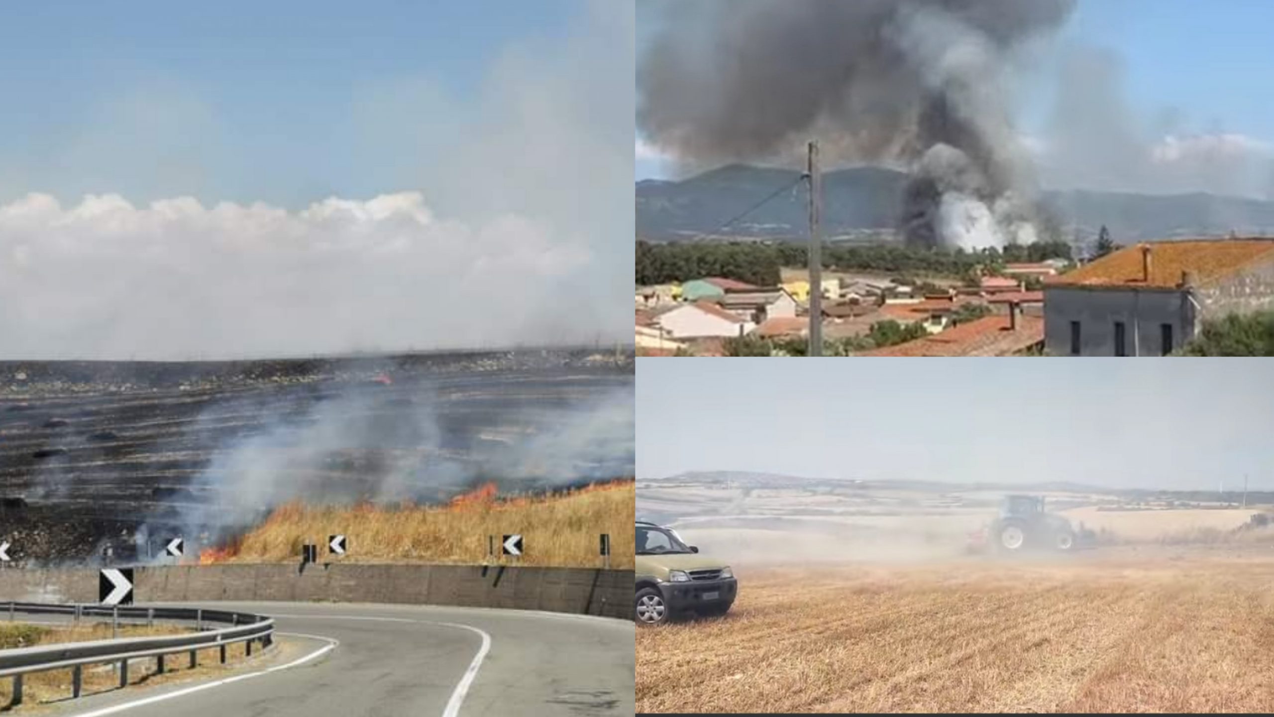 Sardegna in fiamme, anche sabato decine di roghi da Burgos a Monastir